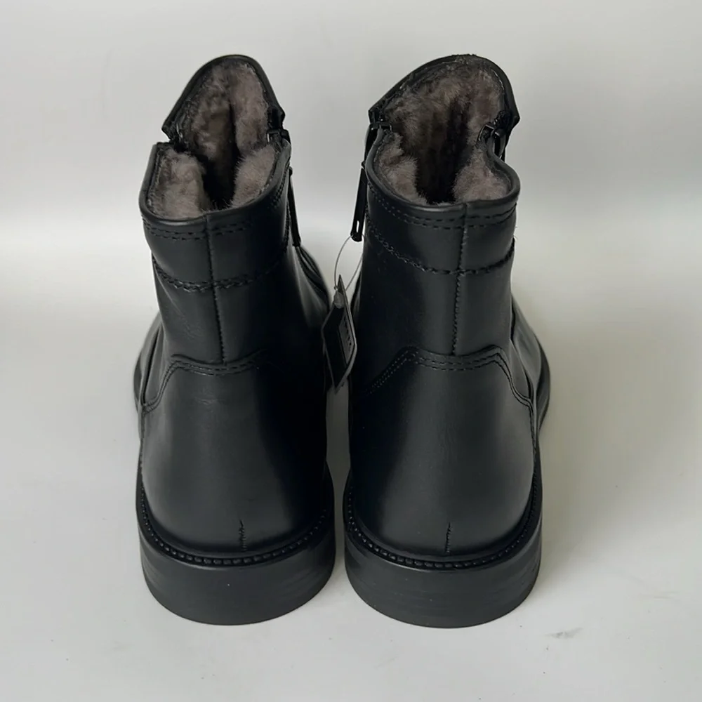 Fretz Men's Black Leather Ankle Boots NWT - 8.5